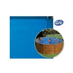 Aqua product europe - liner 75 / 100 classique piscine ronde gre pool - couleur liner: gris clair - taille ...