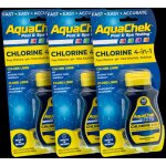 Pack 3 unités bandelettes analyse chlore, ph, alcalinité totale et acide cyanurique aquachek Pack 3 unités bandelettes analyse chlore, ph, alcalinité totale et acide cyanurique aquachek