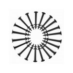 10 ancrages de sol, fixation pour voile de paillage anti - mauvaises herbes, film de paillage de jardinage, ...