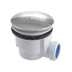 Aqualine - accessoires - bonde pour receveur de douche, diam�tre 90 mm, dn40, abs / chrome pf408