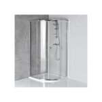Aqualine - arleta - cabine de douche 80x80 cm, chrome / verre clair hls800y