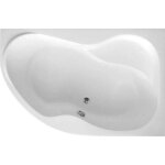 Aqualine - baignoires - baignoire cidlina, 148x105x45 cm, sans pieds, droite, blanche g3619