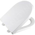 Aqualine - dona - abattant de toilette soft close, blanc fd121