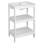 Aqualine - etide - meuble lavabo 52x85x44 cm, blanc et505 Aqualine - etide - meuble lavabo 52x85x44 cm, blanc et505