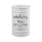 Aqualine - nicea - coupelle pour brosses  dents et dentifrice, blanche 7502