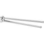 Aqualine rumba - porte - serviettes double, longueur 460 mm, chrom� rb121