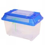 Aquarium poissons tortues couvercle de r�servoir poign�e prise d'air 18x11x12 cm