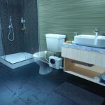Aquassistances - aquasani 3 - broyeur sanitaire pour wc, douche, lavabo - fabrication française Aquassistances - aquasani 3 - broyeur sanitaire pour wc, douche, lavabo - fabrication française
