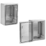 Ar - coffret lectrique tanche porte translucide 400 x 300 x 170 mm ip65 avec plaque de fond
