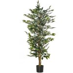 Arbre artificiel plante artificiel ficus hauteur 1, 5 m tronc branches liane lichen feuilles grand r�alisme ...
