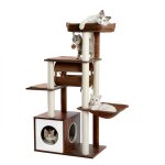 Pawz road - arbre à chat en bois deluxe, multi - plateforme, avec grand hamac pour maine coon, tunnel ... Pawz road - arbre à chat en bois deluxe, multi - plateforme, avec grand hamac pour maine coon, tunnel ...