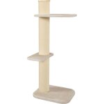 Arbre � chat city cat numero 3, hauteur 148 cm, poteau � 17 cm, beige. - zolux