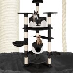 Arbre à chat 204 cm avec griffoir et plateforme d'escalade Arbre à chat 204 cm avec griffoir et plateforme d'escalade
