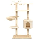 Arbre � chat avec griffoirs en sisal 125 cm beige