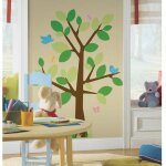 Arbre graphique - sticker repositionnable arbre géant printanier Arbre graphique - sticker repositionnable arbre géant printanier