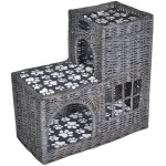 Arbre / maison / château à chat avec coussin saule vidaxl Arbre / maison / château à chat avec coussin saule vidaxl
