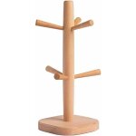 L'arbre de support de tasse en bois, support de tasse de caf avec 6 crochets, support de tasse de caf ...