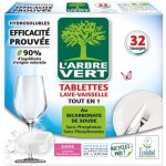 L' arbre vert tablettes lave vaisselle tout en 1 x32 doses L' arbre vert tablettes lave vaisselle tout en 1 x32 doses