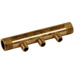 Collecteur 3 / 4' (20 / 27) mâle - 3 départs pour tube per Ø16 - entraxe 40mm Collecteur 3 / 4' (20 / 27) mâle - 3 départs pour tube per Ø16 - entraxe 40mm