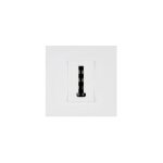 Prise tlphone ptt 8 plots blanc