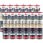 Arcane industries - colle plinthe, bois et carrelage, pose facile - 290 ml x 12 blanc Arcane industries - colle plinthe, bois et carrelage, pose facile - 290 ml x 12 blanc