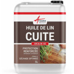 Arcane industries - huile de lin, cuite, bouillie, séchage rapide - 5 l Arcane industries - huile de lin, cuite, bouillie, séchage rapide - 5 l