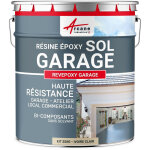 Peinture epoxy, garage, sol, atelier, local, commercial, magasin : revepoxy garage - 25 kg (jusqu'� 80 ...