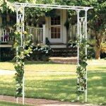 Unho - arche jardin metal exterieur arceau à rosiers pour plantes grimpantes terrasse patio Unho - arche jardin metal exterieur arceau à rosiers pour plantes grimpantes terrasse patio