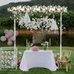 Arche mariage carrée en fer arche jardin exterieur arceau à rosiers ballons grande taille 206x41x208cm ... Arche mariage carrée en fer arche jardin exterieur arceau à rosiers ballons grande taille 206x41x208cm ...