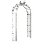 Arche  rosiers pour jardin revtue de fer hauteur 260 cm bronze vieilli mdj10116