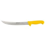 Arcos couteau de boucher incurv� jaune s�rie 2900 lame en acier inoxydable nitrum� de 25 cm de long avec ...