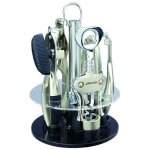 Arcos forza 604500 set ustensiles cuisine chrom� argent