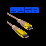 Cble hdmi 2. 0 high speed 5m full hdtv 4k - garantie 10 ans