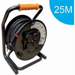 Arcotec - enrouleur pro de chantier 3g2. 5 25m ip44 platine fixe (anti twist) - cble h07rn - f - 4 prises ...
