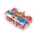 Lot de 6 boules de no�l 8cm - pat patrouille