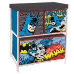 Meuble de rangement � 3 paniers batman