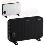 Arebos - convecteur 2000 w appareil de chauffage compact avec turbo ventilateur
