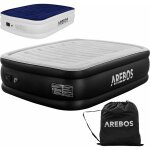 Arebos - matelas � air autogonflant lit d'invit� matelas lit gonflable avec pompe gris / anthracite