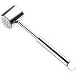 Argent - attendrisseur de viande professionnel en acier inoxydable 304, marteau attendrisseur de viande ...
