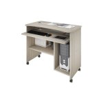 Argonauta - support ordinateur orme  roulettes h. 76 l. 93 p. 48. 5 cm