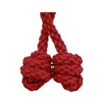 Ariana - embrasse � rideau magn�tique coloris - rouge