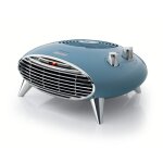 Ariete vintage 8211 / 05 int�rieure bleu, chrome 2000 w chauffage de ventilateur �lectrique