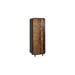 Armoire 1 porte en acier et bois atelier metal