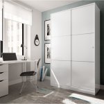 Armoire 120x200h blanc brillant - urano