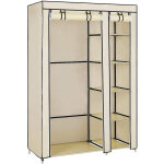 Yongqing - armoire 2 étagères à chaussures en tissu non tissé à porte unique - beige Yongqing - armoire 2 étagères à chaussures en tissu non tissé à porte unique - beige