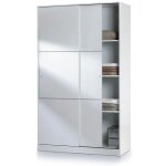 Pegane ? armoire dressing modulable 2 portes coulissantes ? dimensions l 120 x h 200 x p 50 cm ? m�lamine ...