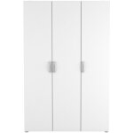Calicosy - armoire 3 portes avec penderie et lingre l119, 1 cm - nano