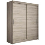 Mobilier1 - armoire closico 103, truffe ch�ne, 200x150x58cm, portes d'armoire: coulissantes, nombre d'�tag�res ...
