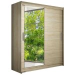 Mobilier1 - armoire closico 112, sonoma chêne, 200x150x58cm, portes d'armoire: coulissantes, nombre d'étagères ... Mobilier1 - armoire closico 112, sonoma chêne, 200x150x58cm, portes d'armoire: coulissantes, nombre d'étagères ...