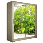 Mobilier1 - armoire closico 127, sonoma chêne, 200x150x58cm, portes d'armoire: coulissantes, nombre d'étagères ... Mobilier1 - armoire closico 127, sonoma chêne, 200x150x58cm, portes d'armoire: coulissantes, nombre d'étagères ...
